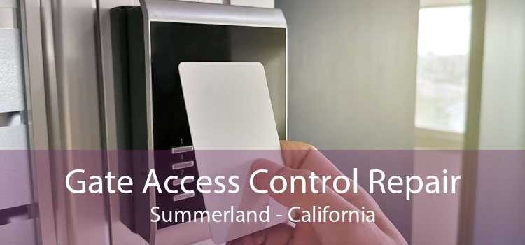 Gate Access Control Repair Summerland - California